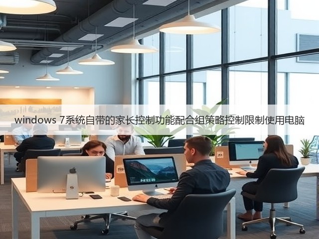 windows 7系统自带的家长控制功能配合组策略控制限制使用电脑(图2) windows 7系统自带的家长控制功能配合组策略控制限制使用电脑(图2)