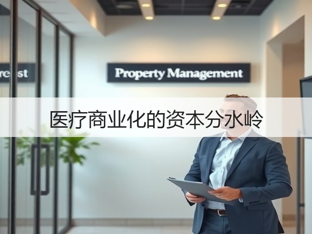 医疗商业化的资本分水岭(图1) 医疗商业化的资本分水岭(图1)