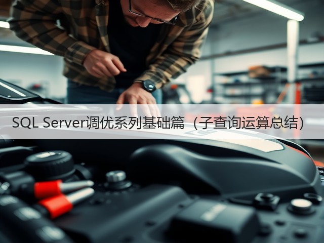 SQL Server调优系列基础篇（子查询运算总结）(图2)