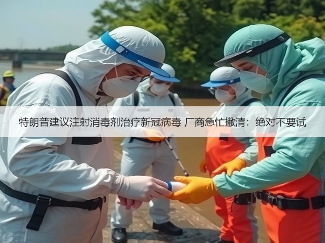 特朗普建议注射消毒剂治疗新冠病毒 厂商急忙撇清:绝对不要试(图1) 特朗普建议注射消毒剂治疗新冠病毒 厂商急忙撇清:绝对不要试(图1)