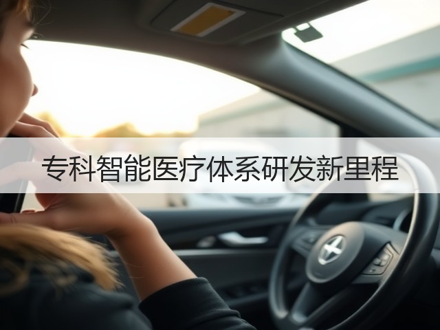专科智能医疗体系研发新里程(图2) 专科智能医疗体系研发新里程(图2)