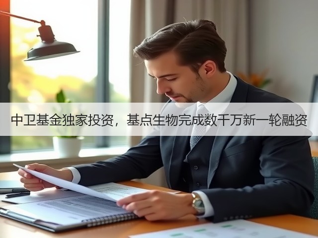 中卫基金独家投资,基点生物完成数千万新一轮融资(图1) 中卫基金独家投资,基点生物完成数千万新一轮融资(图1)