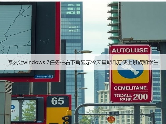 怎么让windows 7任务栏右下角显示今天星期几方便上班族和学生(图3) 怎么让windows 7任务栏右下角显示今天星期几方便上班族和学生(图3)