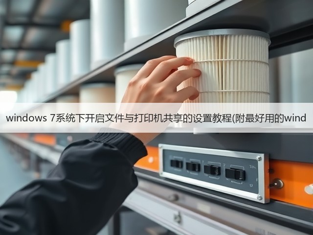 windows 7系统下开启文件与打印机共享的设置教程(附最好用的wind(图3)