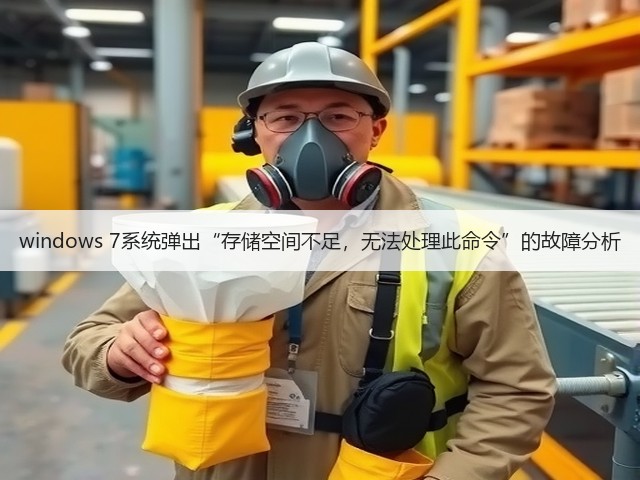 windows 7系统弹出“存储空间不足,无法处理此命令”的故障分析(图2) windows 7系统弹出“存储空间不足,无法处理此命令”的故障分析(图2)