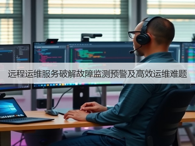 远程运维服务破解故障监测预警及高效运维难题(图1) 远程运维服务破解故障监测预警及高效运维难题(图1)