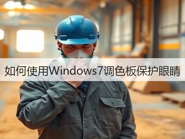 如何使用Windows7调色板保护眼睛(图2) 如何使用Windows7调色板保护眼睛(图2)