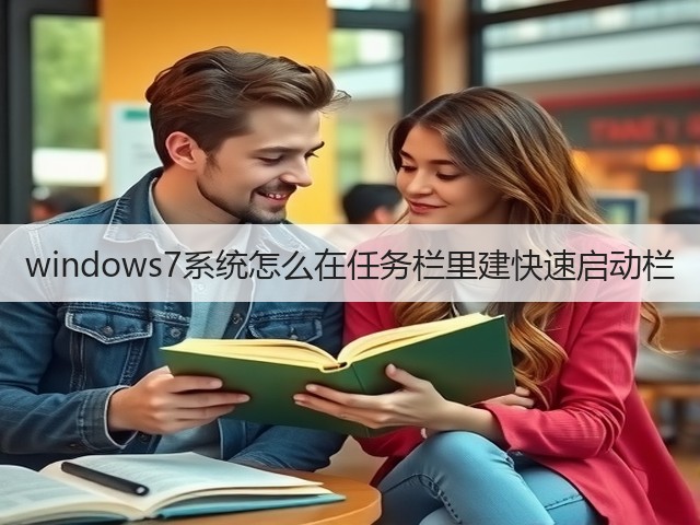windows7系统怎么在任务栏里建快速启动栏(图2) windows7系统怎么在任务栏里建快速启动栏(图2)