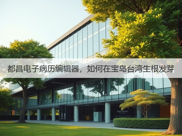 都昌电子病历编辑器,如何在宝岛台湾生根发芽(图2) 都昌电子病历编辑器,如何在宝岛台湾生根发芽(图2)