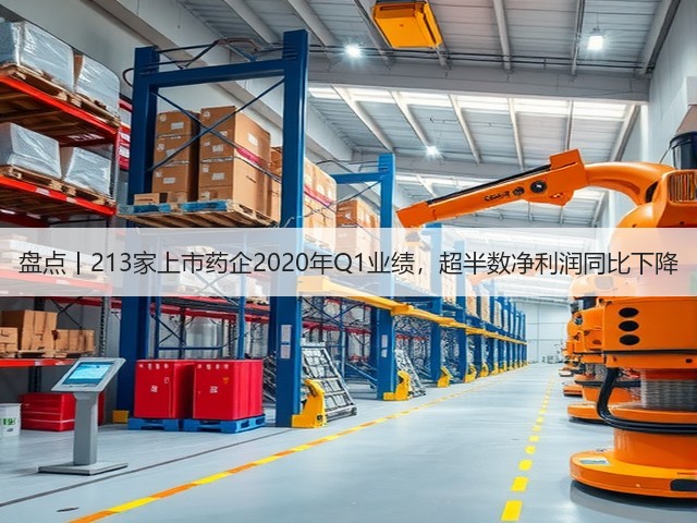盘点丨213家上市药企2020年Q1业绩，超半数净利润同比下降(图1)