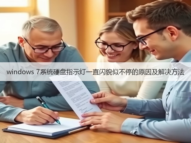windows 7系统硬盘指示灯一直闪貌似不停的原因及解决方法(图2) windows 7系统硬盘指示灯一直闪貌似不停的原因及解决方法(图2)