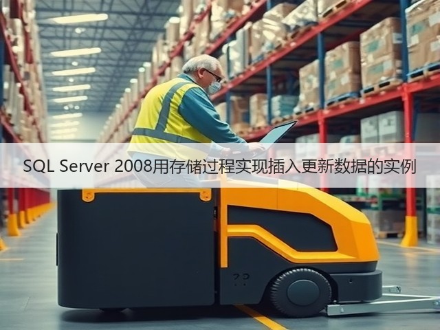 SQL Server 2008用存储过程实现插入更新数据的实例(图2) SQL Server 2008用存储过程实现插入更新数据的实例(图2)