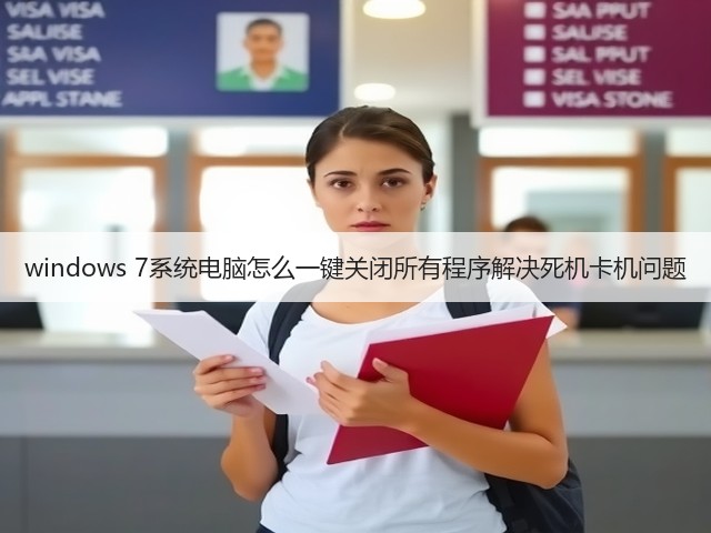 windows 7系统电脑怎么一键关闭所有程序解决死机卡机问题(图1) windows 7系统电脑怎么一键关闭所有程序解决死机卡机问题(图1)