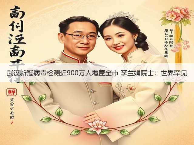 武汉新冠病毒检测近900万人覆盖全市 李兰娟院士:世界罕见(图2) 武汉新冠病毒检测近900万人覆盖全市 李兰娟院士:世界罕见(图2)