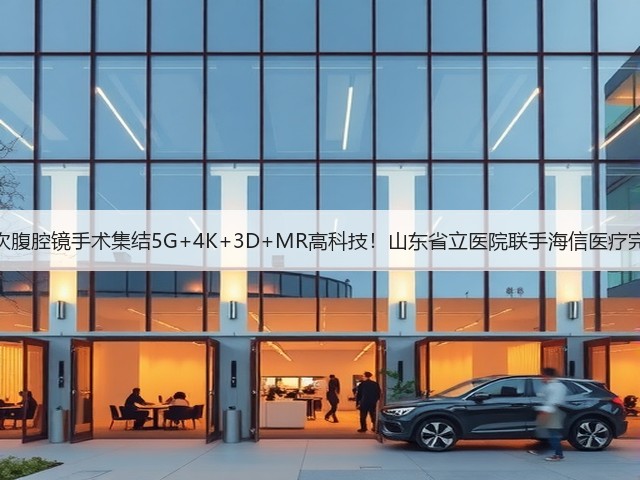 一次腹腔镜手术集结5G+4K+3D+MR高科技!山东省立医院联手海信医疗完成(图1) 一次腹腔镜手术集结5G+4K+3D+MR高科技!山东省立医院联手海信医疗完成(图1)