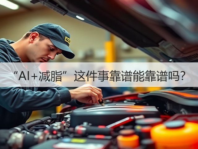 “AI+减脂”这件事靠谱能靠谱吗?(图1) “AI+减脂”这件事靠谱能靠谱吗?(图1)