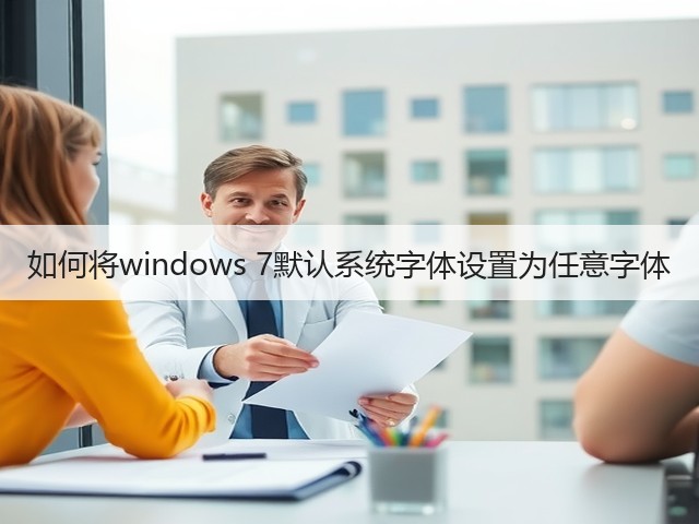 如何将windows 7默认系统字体设置为任意字体(图3) 如何将windows 7默认系统字体设置为任意字体(图3)