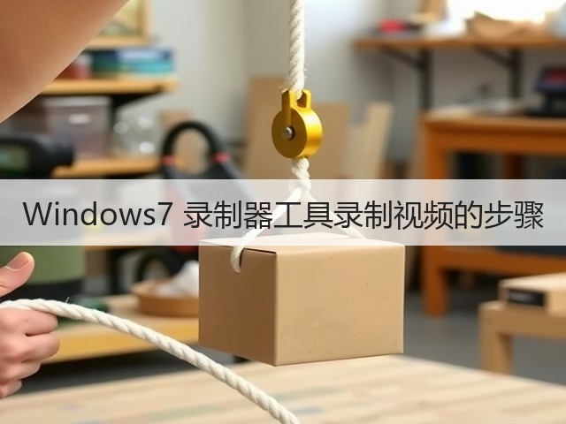Windows7 录制器工具录制视频的步骤(图3)
