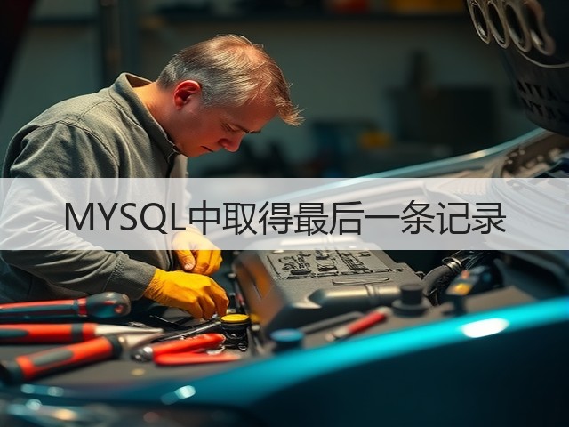 MYSQL中取得最后一条记录(图2) MYSQL中取得最后一条记录(图2)